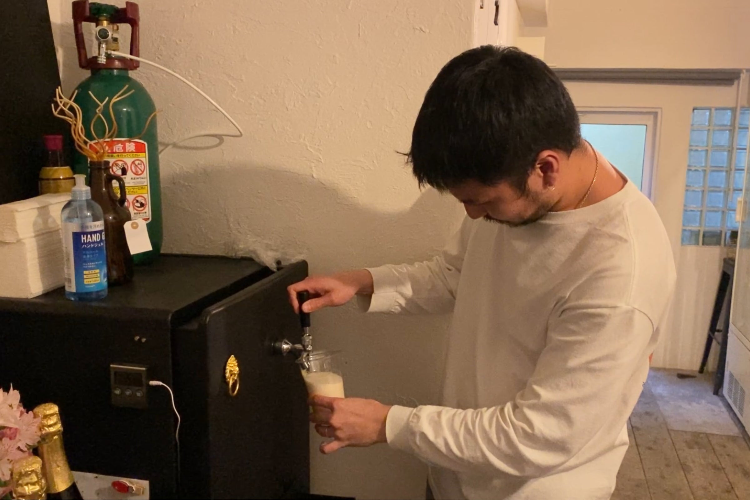 【値下げ相談OK】クラフトビール用サーバー　3タップ Amazon | ドラフトビールケゲレータータワー 3タップステンレス